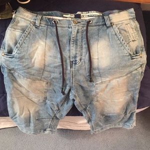 Projek Raw jean shorts